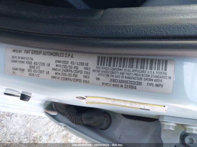 2015 FIAT 500L ZFBCFABHXFZ031381 Photo 8