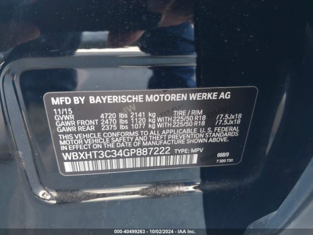 WBXHT3C34GP887222 BMW X1 Xdrive28i