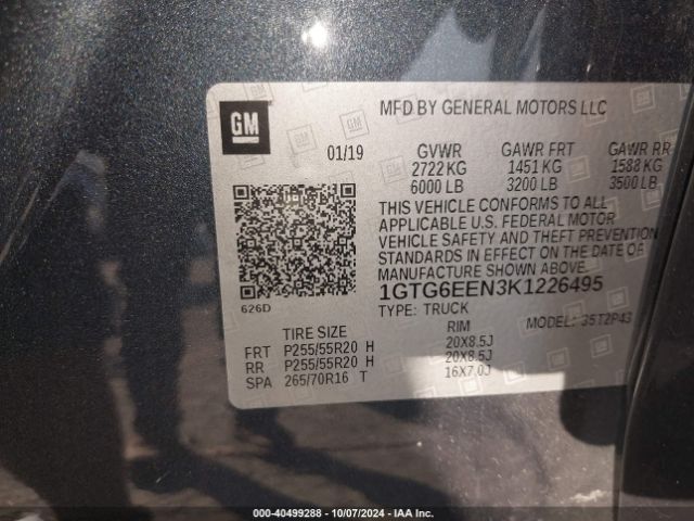 1GTG6EEN3K1226495 GMC Canyon Denali