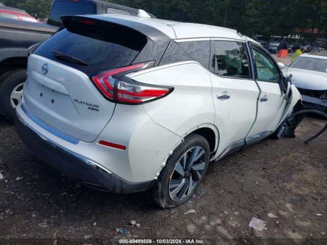 5N1AZ2MH3JN172061 Nissan Murano Platinum