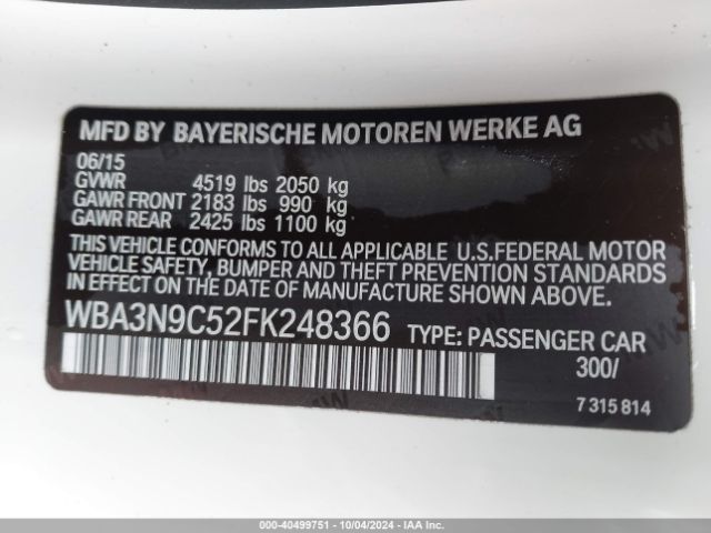 WBA3N9C52FK248366 BMW 428i Xdrive