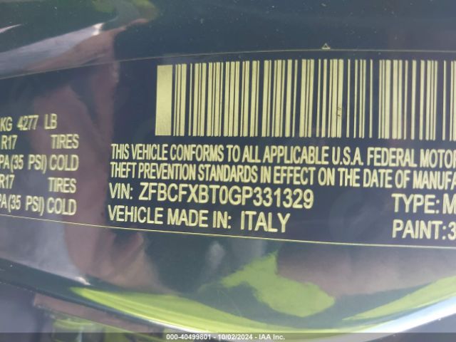 ZFBCFXBT0GP331329 Fiat 500x Easy