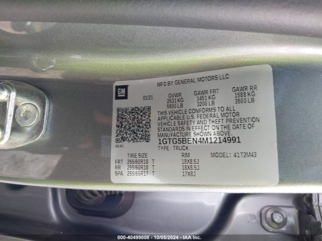 1GTG5BEN4M1214991 GMC Canyon 2wd  Short Box Elevation Standard
