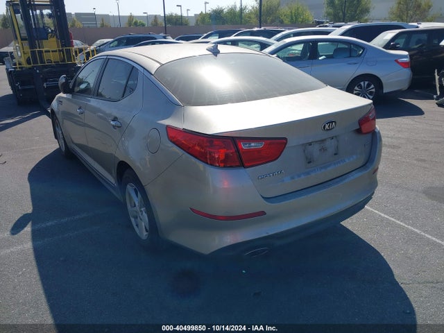 KIA Optima Lx 2014 KNAGM4A79E5520386 Image 3
