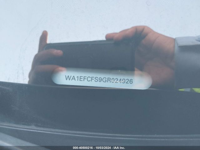 WA1EFCFS9GR024926 Audi Q3 2.0t Premium Plus