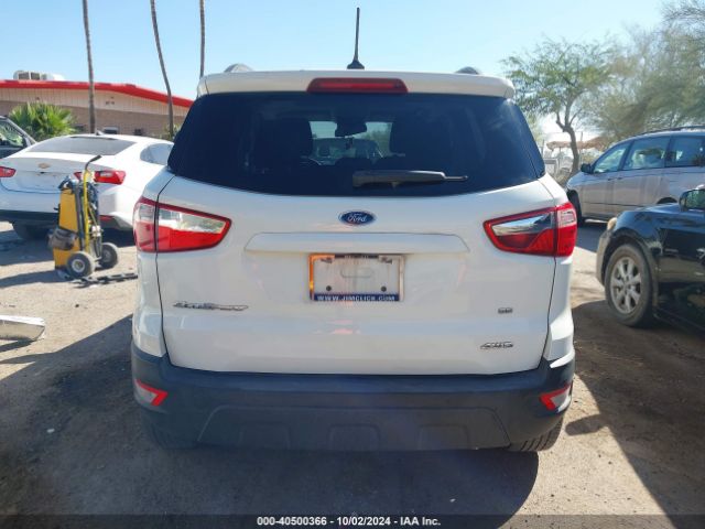 MAJ6S3GLXNC470067 Ford Ecosport Se