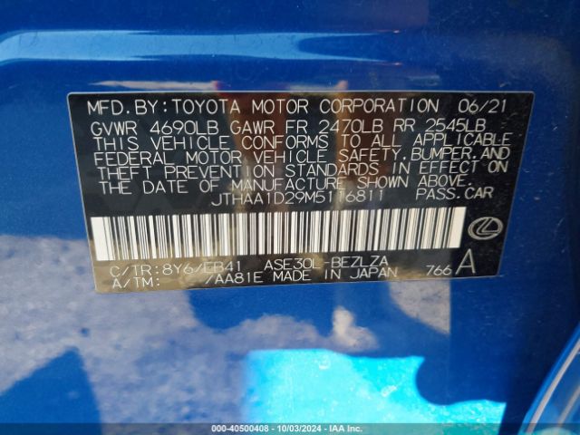 JTHAA1D29M5116811 Lexus IS 300
