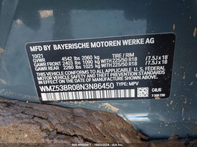WMZ53BR08N3N86450 Mini Countryman Cooper S