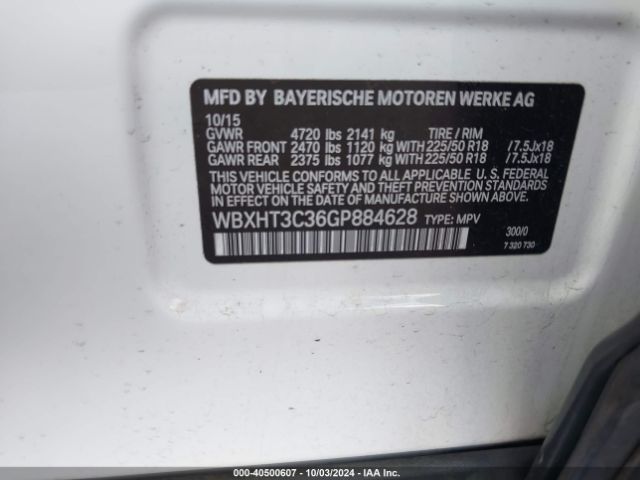 WBXHT3C36GP884628 BMW X1 Xdrive28i