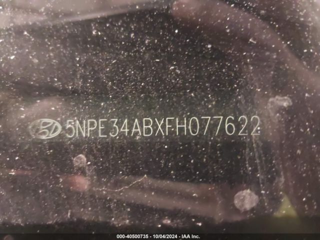 5NPE34ABXFH077622 Hyundai Sonata Sport 2.0t