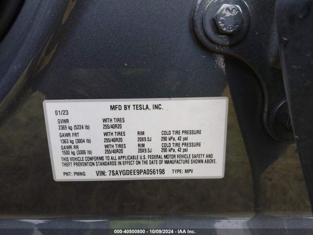 2023 TESLA MODEL Y 7SAYGDEE9PA056198 Photo 8