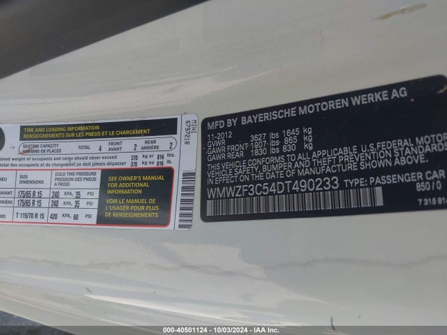 2013 MINI CLUBMAN WMWZF3C54DT490233 Photo 8