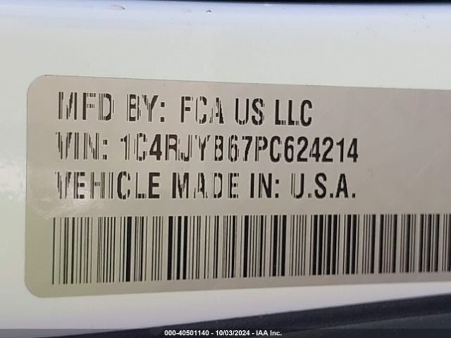 1C4RJYB67PC624214 Jeep Grand Cherokee 4xe