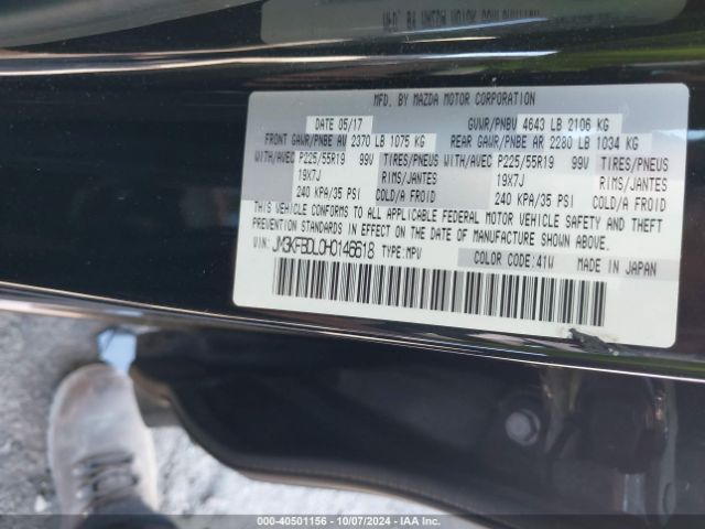 JM3KFBDL0H0146618 Mazda Cx-5 Grand Touring