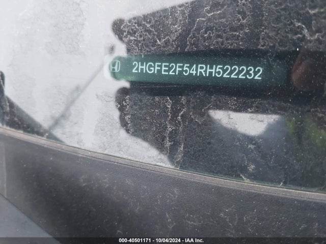 Honda Civic Sport 2024 2HGFE2F54RH522232 Image 9