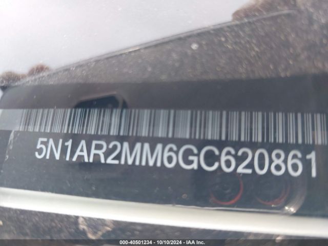 5N1AR2MM6GC620861 Nissan Pathfinder Sv