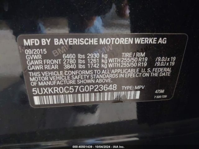5UXKR0C57G0P23648 BMW X5 Xdrive35i