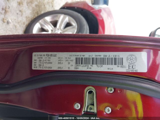1C6RR7HT1JS120732 RAM 1500 Sport