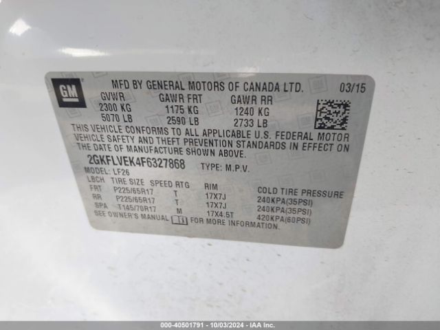 2GKFLVEK4F6327868 GMC Terrain Sle-1