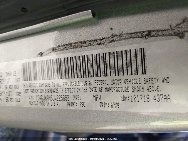 1C4GJXAN9JW225692 Jeep Wrangler Sport S 4x4