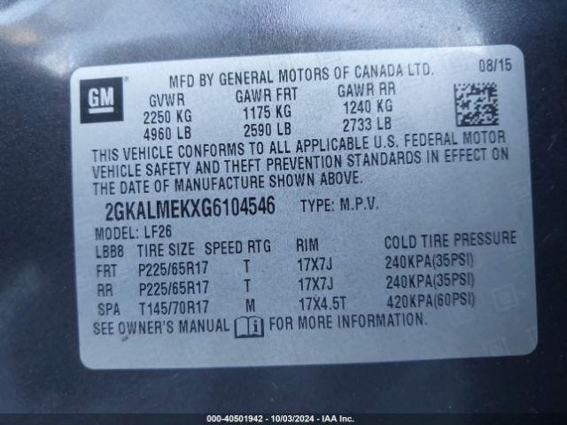 2GKALMEKXG6104546 GMC Terrain Sle-1