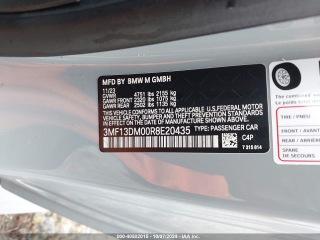 3MF13DM00R8E20435 BMW M2