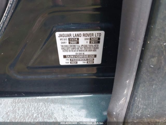 2015 JAGUAR XJ SAJWJ1CD8F8V81268 Photo 8