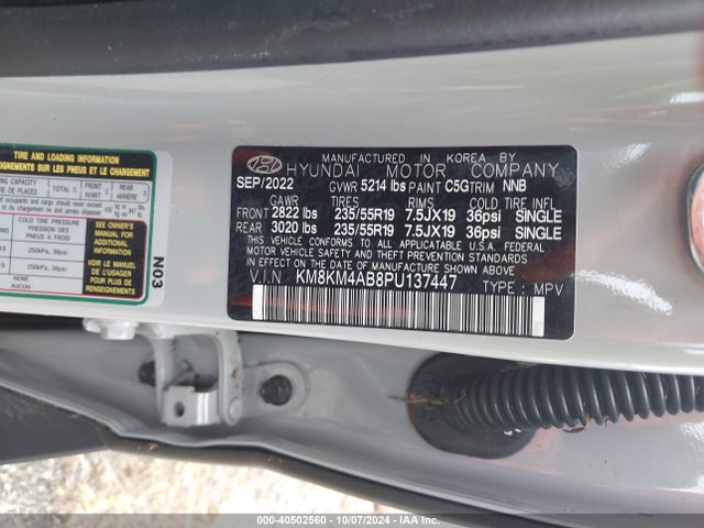 Hyundai Ioniq 5 Se Standard Range 2023 KM8KM4AB8PU137447 Image 9