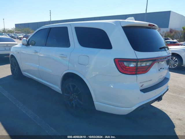 1C4SDJGJ9JC219119 Dodge Durango Srt Awd
