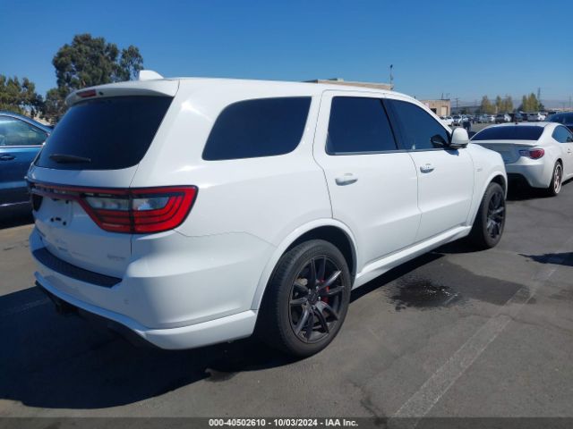 1C4SDJGJ9JC219119 Dodge Durango Srt Awd