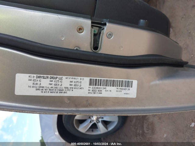 Dodge Charger Se 2014 2C3CDXBG4EH113445 Image 9