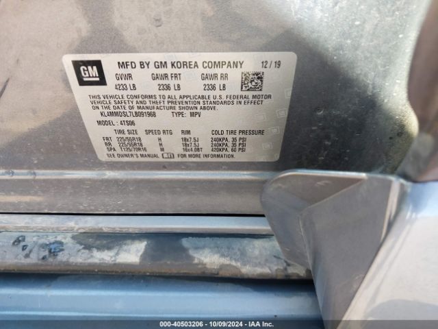 KL4MMDSL7LB091968 Buick Encore Gx Fwd Select