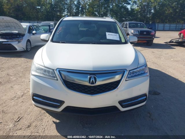 5FRYD3H83FB013126 Acura Mdx Advance Pkg W/entertainment Pkg
