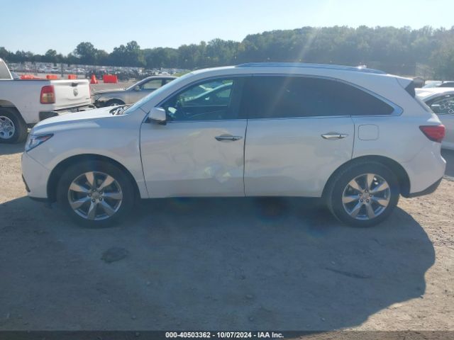 5FRYD3H83FB013126 Acura Mdx Advance Pkg W/entertainment Pkg