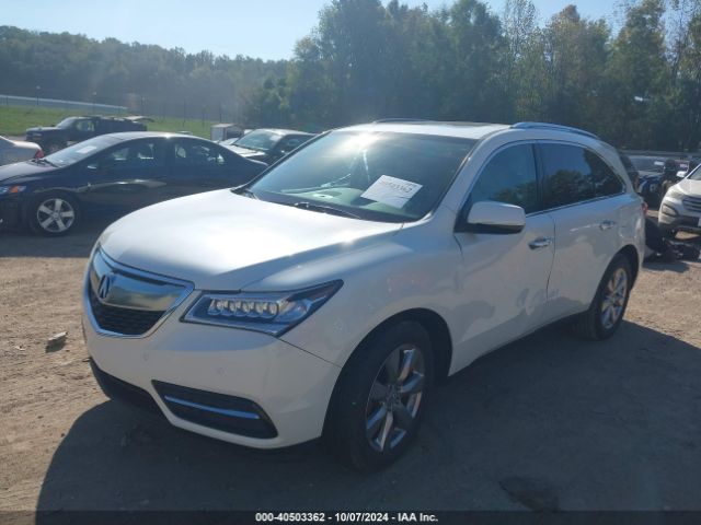 5FRYD3H83FB013126 Acura Mdx Advance Pkg W/entertainment Pkg