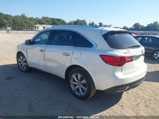5FRYD3H83FB013126 Acura Mdx Advance Pkg W/entertainment Pkg