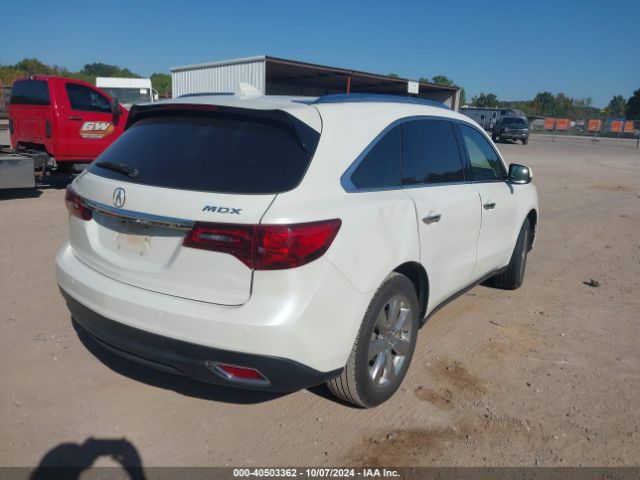 5FRYD3H83FB013126 Acura Mdx Advance Pkg W/entertainment Pkg