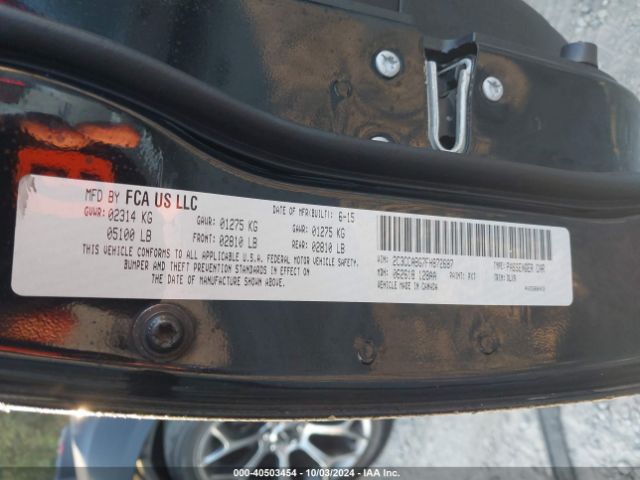 2C3CCABG7FH872687 Chrysler 300 300s