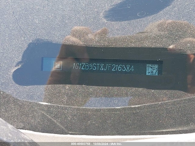 Chevrolet Malibu 1ls 2018 1G1ZB5ST8JF216384 Image 9