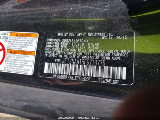 JF1ZNAA16F9713775 Scion FR-S
