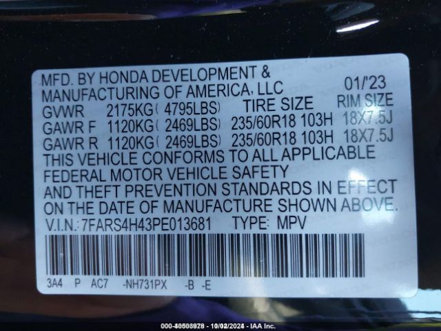 2023 HONDA CR-V 7FARS4H43PE013681 Photo 8