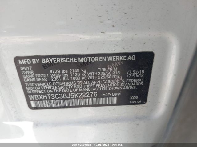 WBXHT3C38J5K22276 BMW X1 Xdrive28i