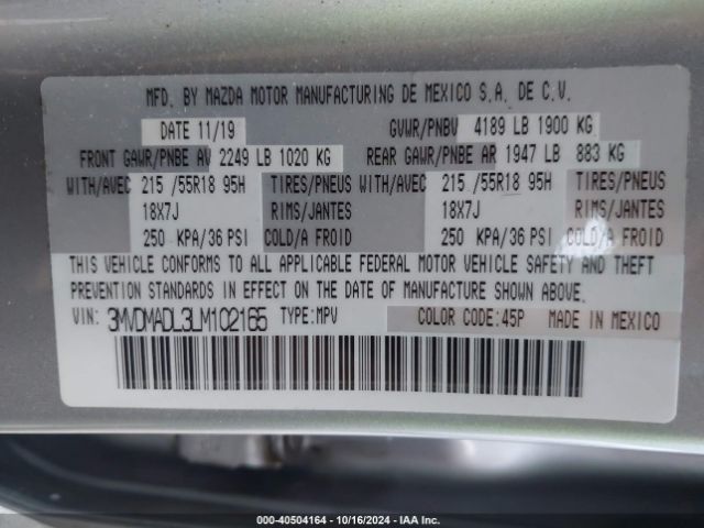 3MVDMADL3LM102165 Mazda Cx-30 Preferred Package