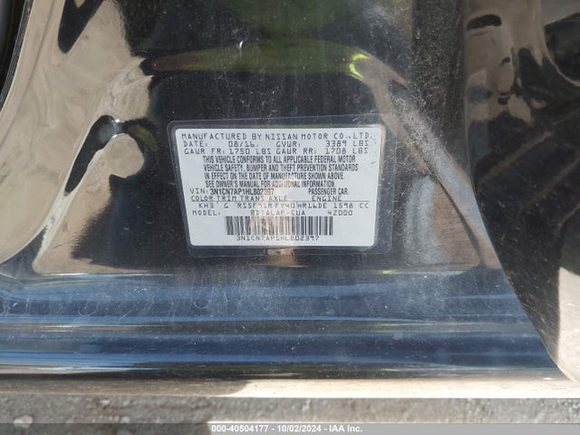 Nissan Versa 1.6 S 2017 3N1CN7AP1HL802397 Image 9