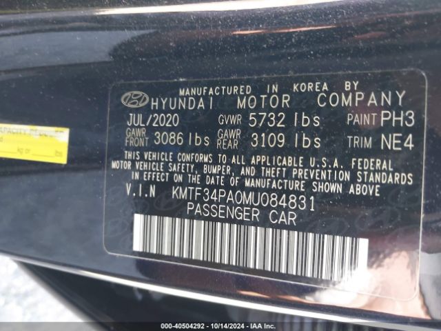 KMTF34PA0MU084831 Genesis G90 3.3t Premium Awd
