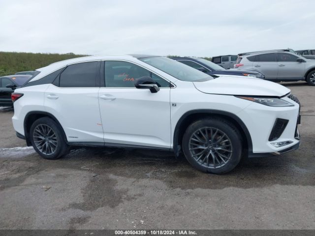 2T2YGMDA3MC062783 Lexus Rx 450h F Sport Handling
