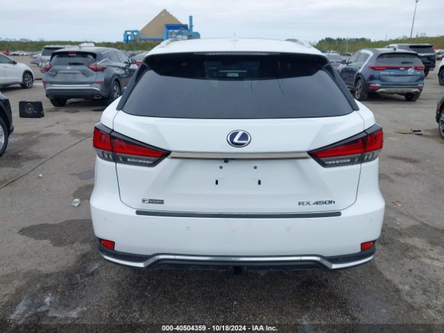 2T2YGMDA3MC062783 Lexus Rx 450h F Sport Handling