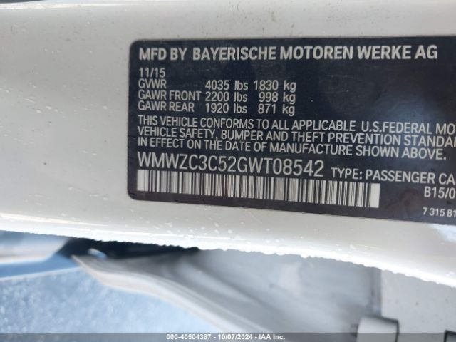 WMWZC3C52GWT08542 Mini Countryman Cooper S