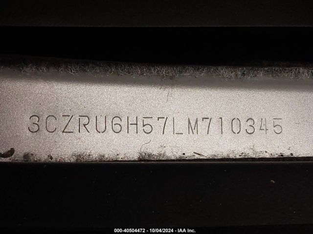 3CZRU6H57LM710345 Honda Hr-v Awd Ex