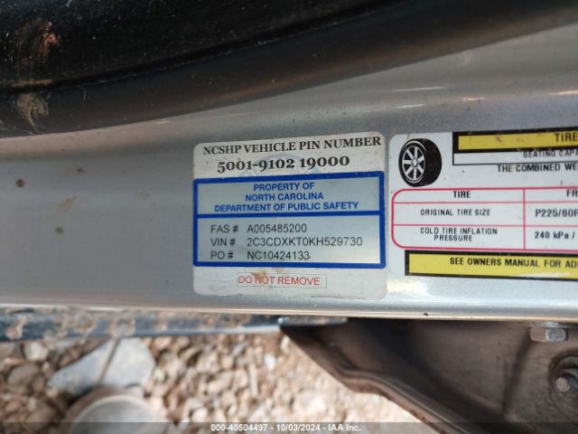 2C3CDXKT0KH529730 Dodge Charger Police Awd